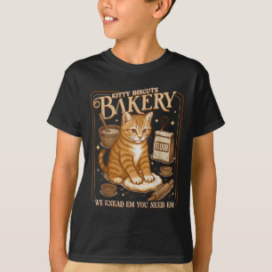 Lustige Katzenkekse Bäckerei T-Shirt