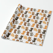 Lustige Katzenkollektion Geschenkpapier (Ungerollt)