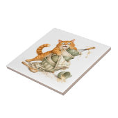 Lustige Katzenküchenfliese Fliese (Seite)