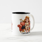 Lustige Katzenlady Mama Kaffeetasse (VorderseiteRechts)