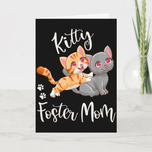 Lustige Katzenliebhaber-Geschenke für Katzenmutter Karte