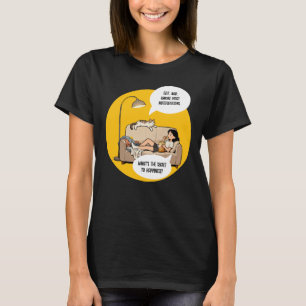 Lustige Katzenliebhaber Introvertierten Humor Zita T-Shirt