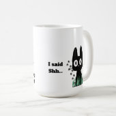 Lustige Katzenliebhaber  Kaffeetasse (VorderseiteRechts)