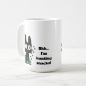 Lustige Katzenliebhaber  Kaffeetasse (Vorderseite Links)