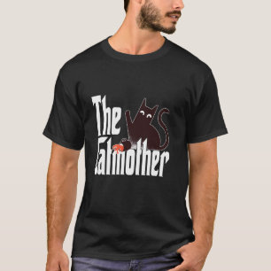 Lustige Katzenmutter Katzenmutter Böse schwarze Ka T-Shirt