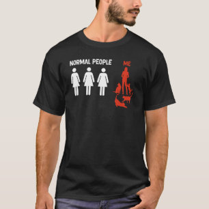 lustige Katzenmutter normale Menschen T-Shirt