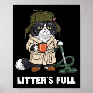 Lustige Katzenstreu Vollständige Parodie Katzenlie Poster