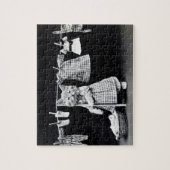 Lustige Katzenwäschetag Puzzle (Vertikal)