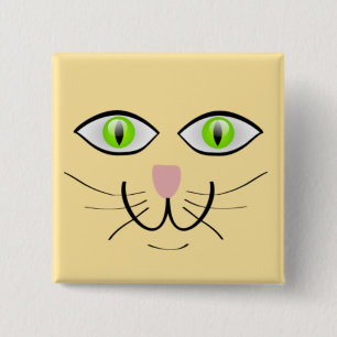Lustige Katzenzeichnung-29034 Button