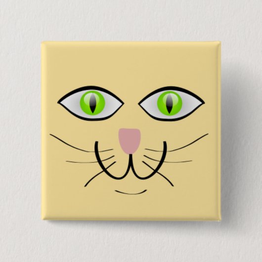 Lustige Katzenzeichnung-29034 Button (Vorderseite)