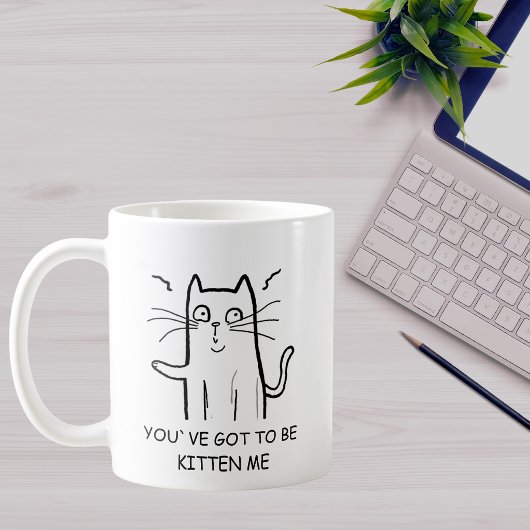 Lustige Katzenzitat-Kaffeetasse Kaffeetasse
