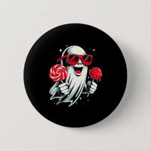 Lustige Kaugummi-Geister – Retro-Kinder-Halloween- Button