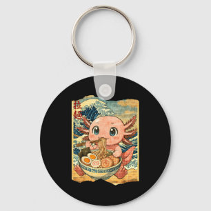 Lustige Kawaii Axolotl Ramen Nudel Schale Japanisc Schlüsselanhänger