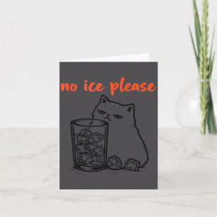 Lustige Keine Eis Bitte Katze Meme Karte
