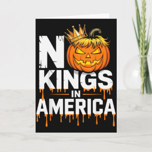 Lustige Keine Könige Halloween 2025 Abgenutzte USA Karte