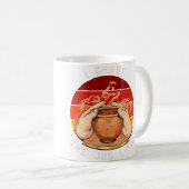 Lustige Keramik Kaffeetasse (VorderseiteRechts)