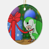 Lustige Keramik Ornament (Links)