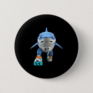 Lustige Kinder 67 Meme Tralalero Tralala Läufer It Button