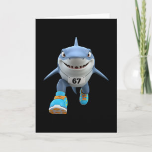 Lustige Kinder 67 Meme Tralalero Tralala Läufer It Karte