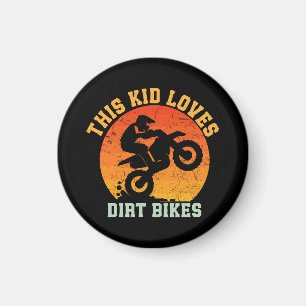 Lustige Kinder Dirt Bike Magnet