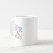 Lustige Kinder Eier werden Schwester gegen Ostern  Kaffeetasse (Vorderseite Links)