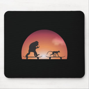 Lustige Kinder Jungen Mädchen Skateboard fahren Af Mousepad