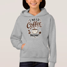 Lustige Kinder Kaffee Kapuzenpullover Geschenk Süß