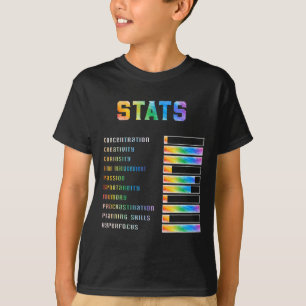 Lustige Kinder mit Adhs Statistiken Neurodiversitä T-Shirt