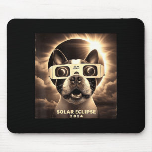 Lustige Kinder Selfie Boston Terrier Damen Herren Mousepad