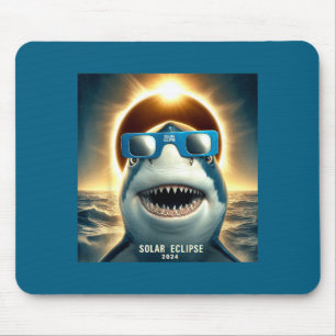 Lustige Kinder Selfie Hai Damen Herren Solar Mousepad