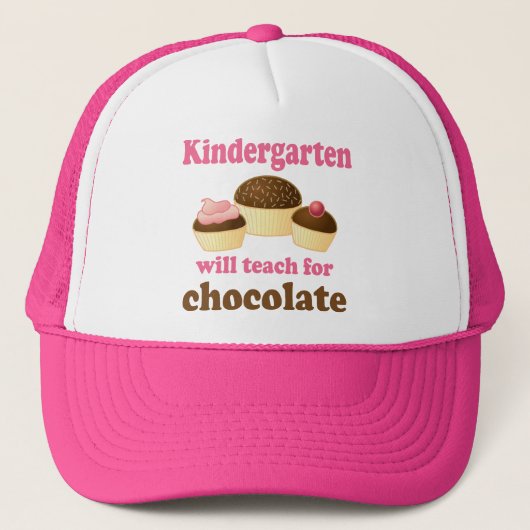 Lustige Kindergärtnerin-Kappe Truckerkappe (Vorderseite)