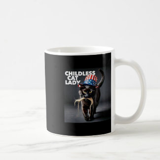 Lustige kinderlose Katzenlady-Trump-Frisur-einfach Kaffeetasse