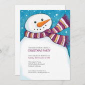 Lustige KinderweihnachtsParty Einladung des (Vorne/Hinten)