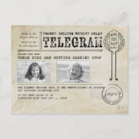 Lustige Kindheitsfotos | Save the Date Telegram