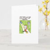 Lustige Kirchen-Redewendungen - Gruß-Karte Karte (Gelbe Blume)