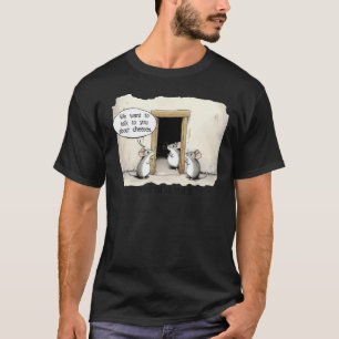 Lustige Kirchenmäuse-Witz-Familie T-Shirt