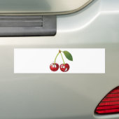 Lustige Kirschen mit den Gesichtern, die einander Autoaufkleber (Auf Auto)