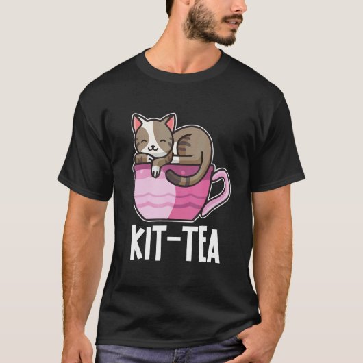 Lustige Kit-Tea oder Kitty Katze jemals Bunte Katz T-Shirt (Vorderseite)