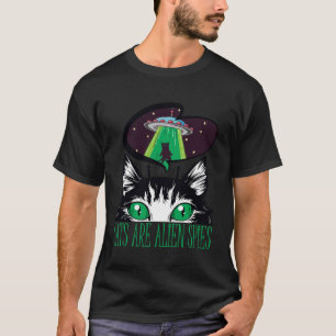 Lustige Kitty-Katzen sind Außerirdische Spione Ges T-Shirt