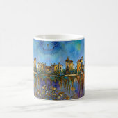 lustige kleine Stadt Kaffeetasse (Mittel)