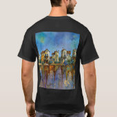 lustige kleine Stadt T-Shirt (Rückseite)
