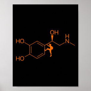 Lustige Kletter-Adrenalin-Formel, Felsenkletterer Poster