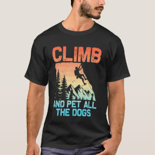 Lustige Kletterer Männer Frauen Klettertier alle H T-Shirt