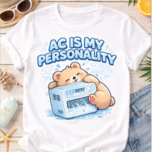 Lustige Klimaanlage ist meine Persönlichkeit Süßer Tri-Blend Shirt