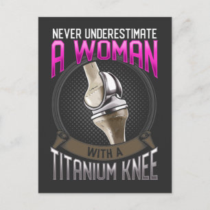 Lustige Knieoperation Genesung Krankenhaus Gute Be Postkarte