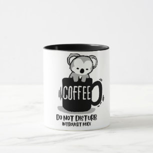 Lustige Koala-Kaffeetasse Tasse