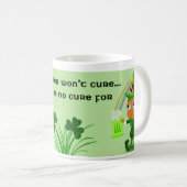 Lustige Kobold-Bier-Tasse Kaffeetasse (VorderseiteRechts)