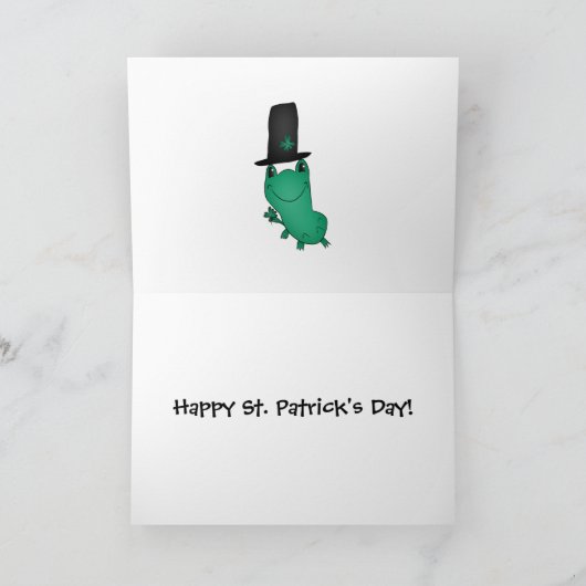 Lustige Koboldfrösche Karte (Innenseite)