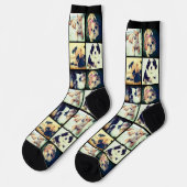 lustige Kollektion von modischen Fotos Socken (Linkes Detail)