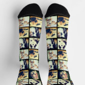 lustige Kollektion von modischen Fotos Socken (Oben)